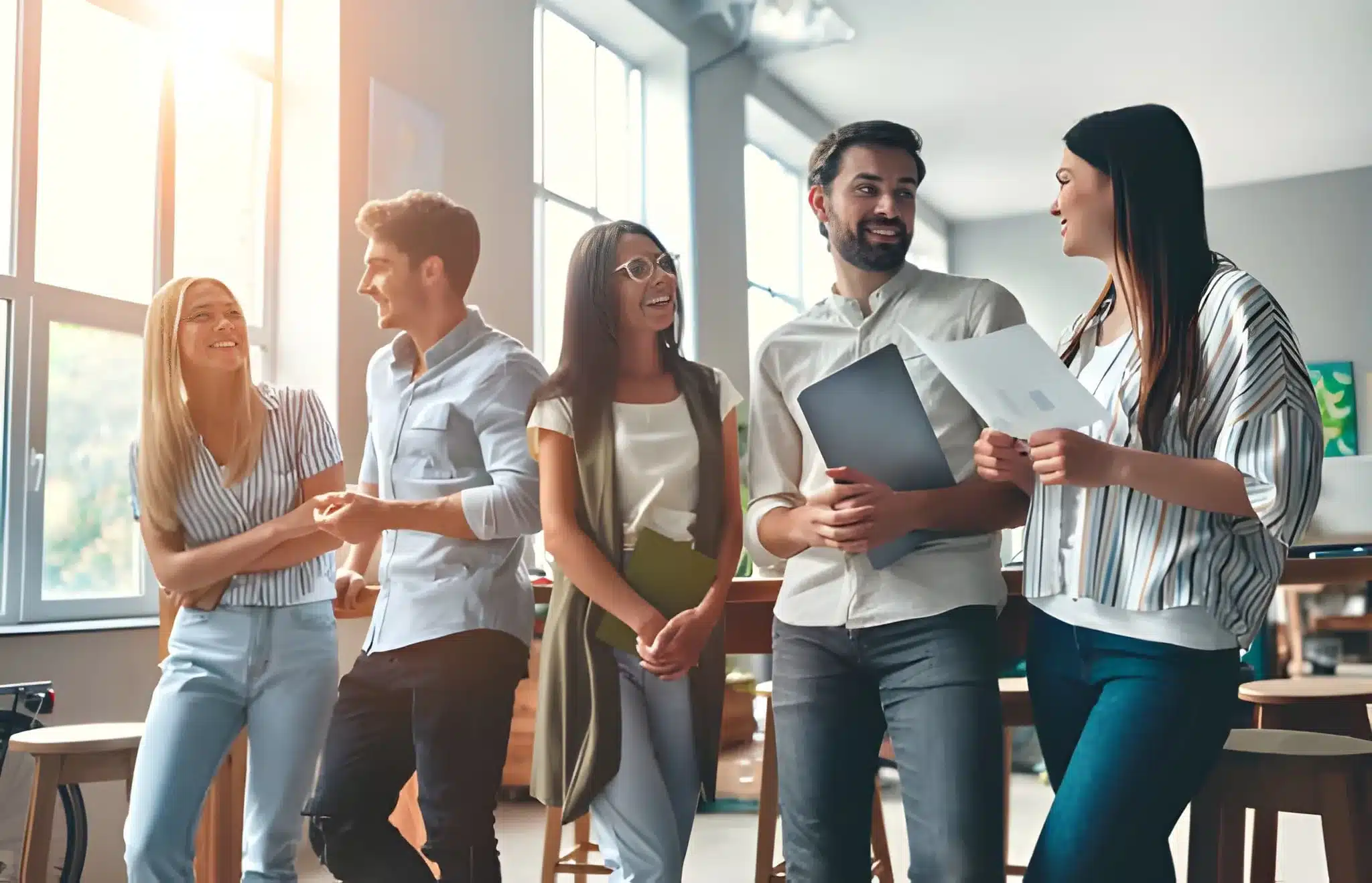 Business people working at office