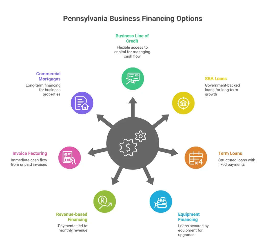 Financing Options Available to Retail and Ecommerce Businesses in Pennsylvania - visual