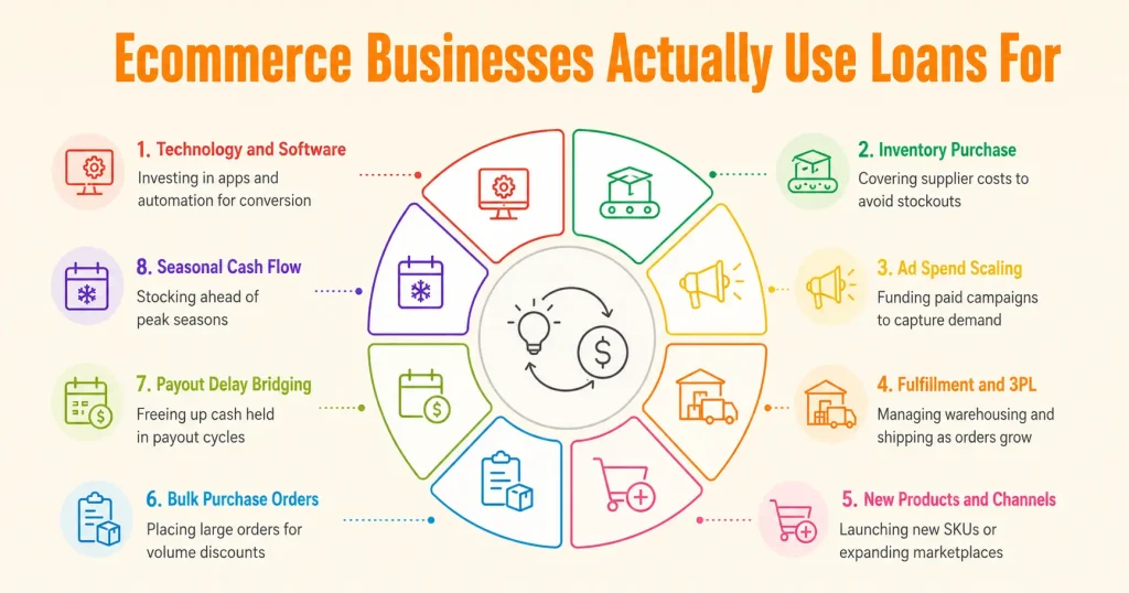 Ecommerce Businesses Actually Use Loans For